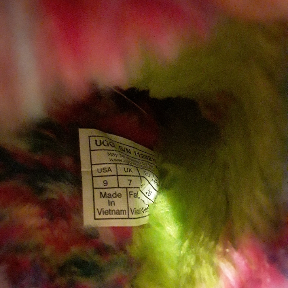 Ugg Fluffita Pixelate, Plataform Multi Color Sz 9w - image 5